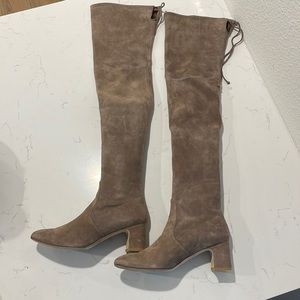 Stuart Weitzman TIELAND stretch over-the-knee Suede boot